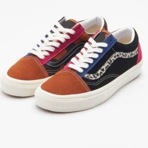 VansOld Skool 36 Dx Anaheim Factory Animal Mix / Black ladies size 8 Men's 6.5